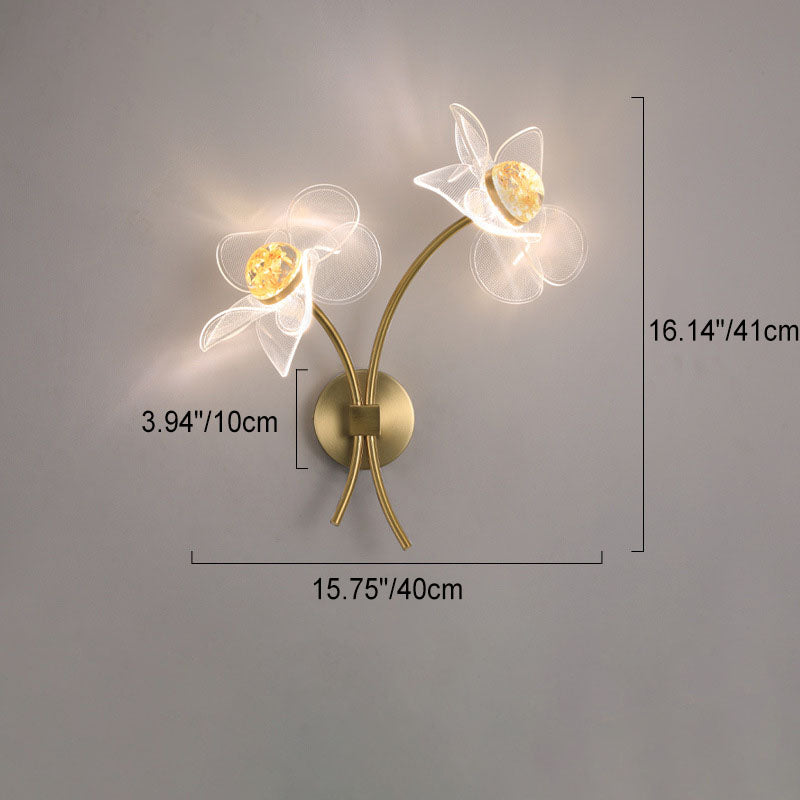 LotuGlow Kreative Lotus LED Wandleuchte | Acryl | Blumen Design | Dekorative Beleuchtung