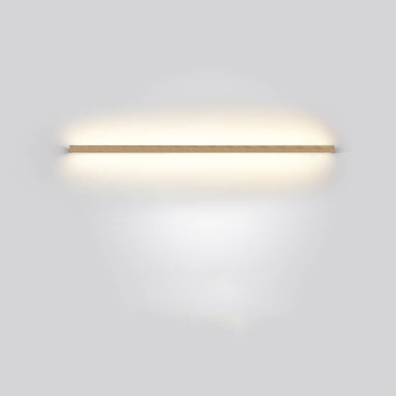 ZenBeam Japanische LED Wandleuchte | Massivholz Design | Moderne Akzentbeleuchtung
