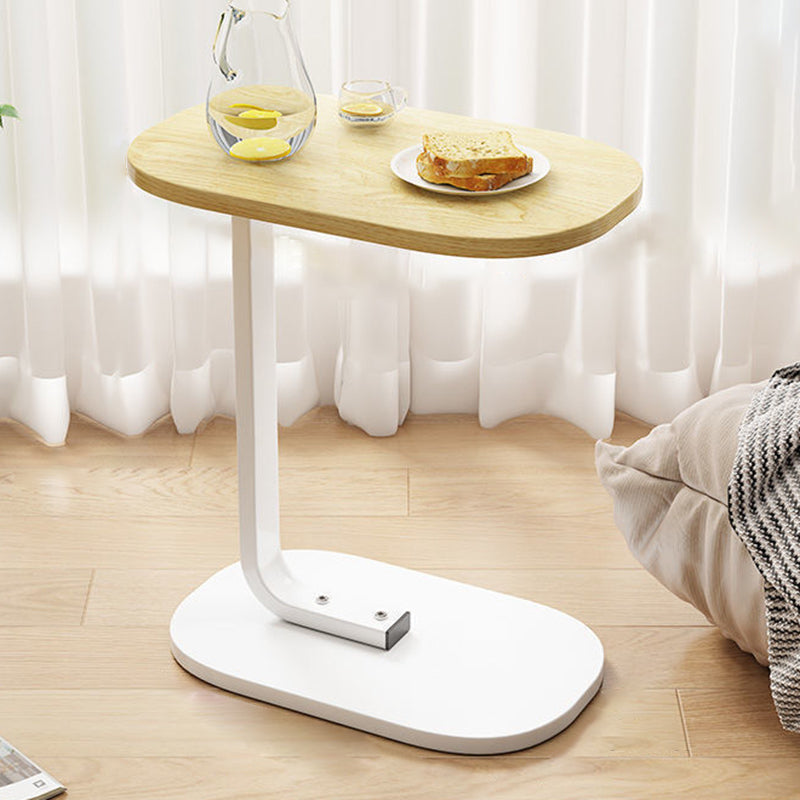 RusticoC Vintage C-Beistelltisch | Holzoptik | C-Form Design | Platzsparend | Perfekt für Wohnzimmer & Schlafzimmer