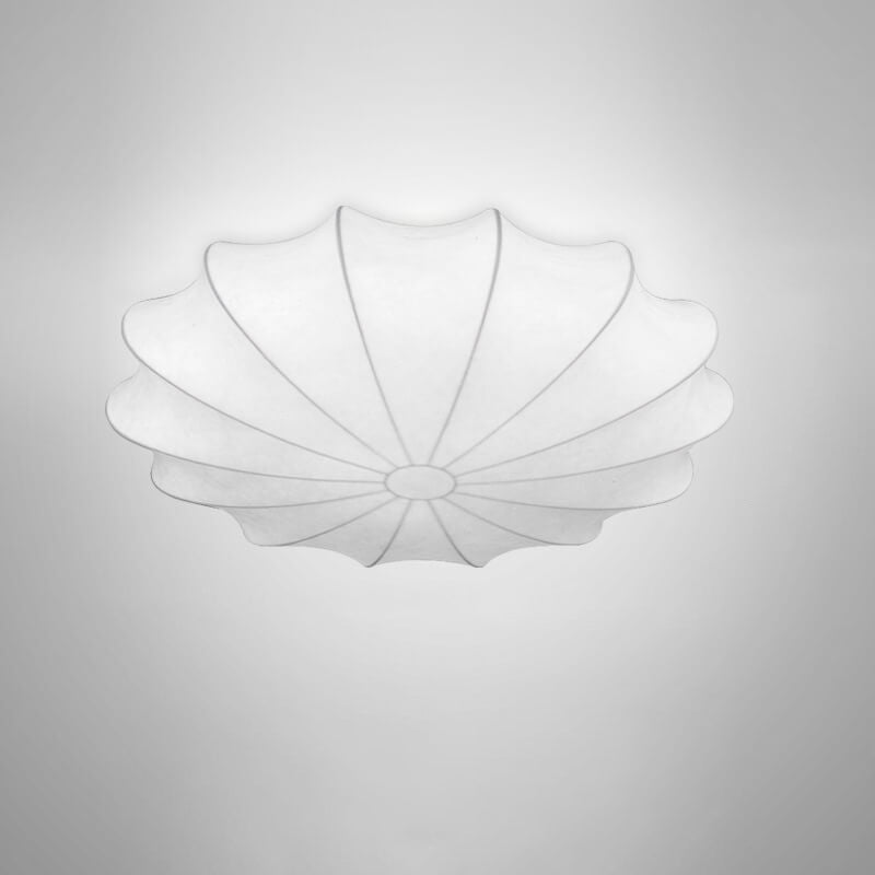 LumoNova Minimalistische Runde Deckenleuchte | Faux-Seide Design | 1/3/5 Licht | Skandinavischer Stil