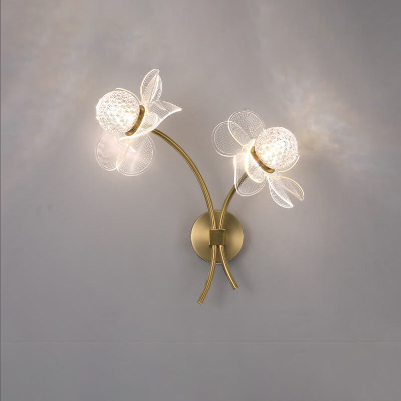 LotuGlow Kreative Lotus LED Wandleuchte | Acryl | Blumen Design | Dekorative Beleuchtung