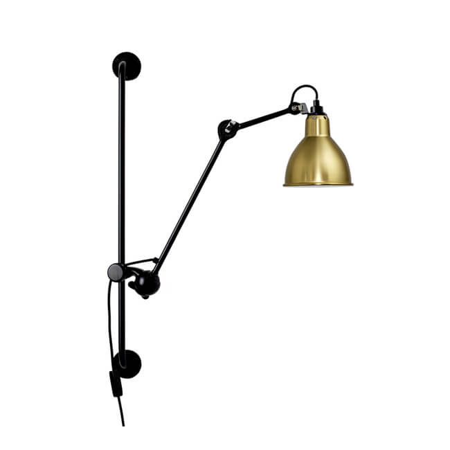 Brayden Industrial Vintage Eisen Wandlampe mit Schwenkarm | 1-Licht | Retro Design | Flexibel | Stimmungslicht für Zuhause