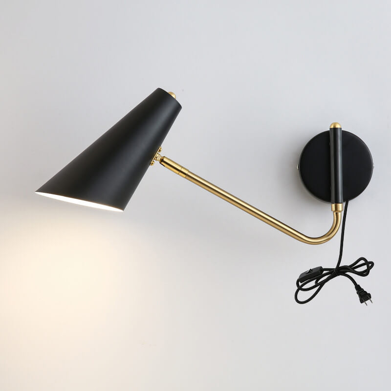 LioraFlex Drehbare Wandlampe | Nordic Design | Minimalistisch | Schwarz, Weiß oder Gold | Wandleuchte für Zuhause