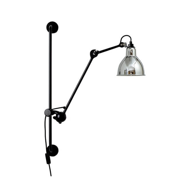 Brayden Industrial Vintage Eisen Wandlampe mit Schwenkarm | 1-Licht | Retro Design | Flexibel | Stimmungslicht für Zuhause