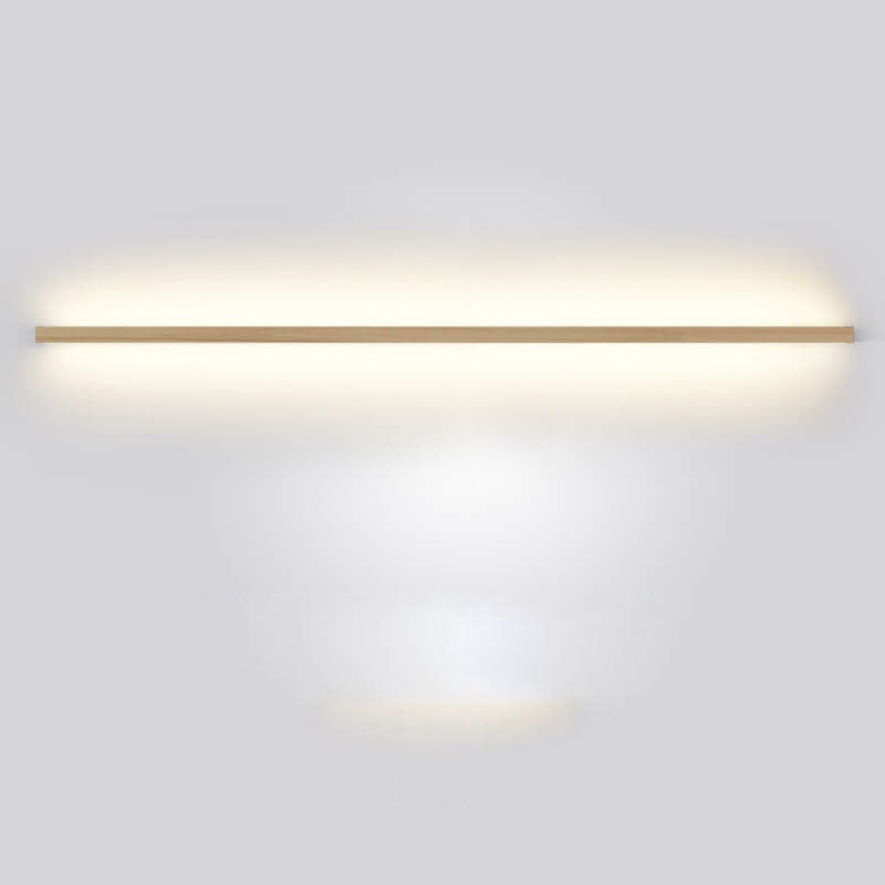 ZenBeam Japanische LED Wandleuchte | Massivholz Design | Moderne Akzentbeleuchtung