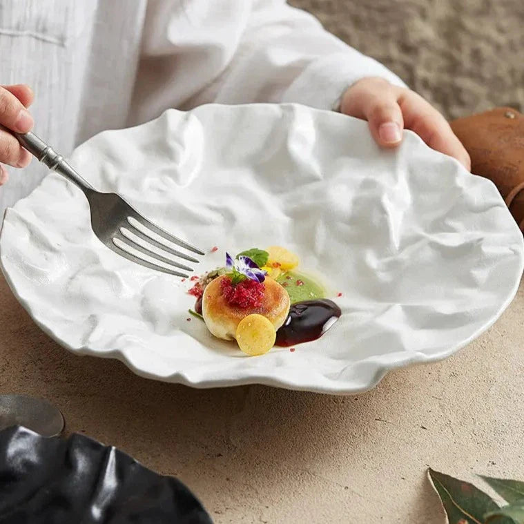 AquaRipple Design-Schale | Elegante Wellenstruktur | Stilvolle Tischdeko