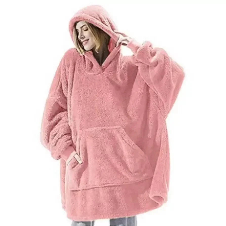 SnugCover Fleece-Deckenpullover | Kuschelig & Bequem | Perfekt für Zuhause & Unterwegs | In vielen Farben erhältlich