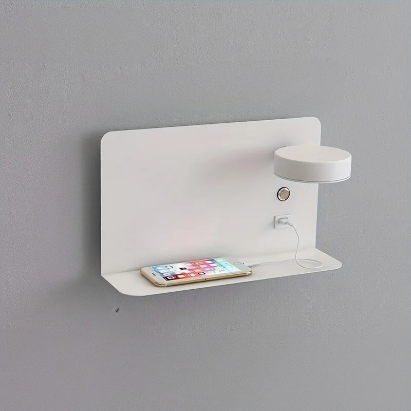 GlowFreya LED Nachttischlampe | Mit USB-Port | Modernes Design | Perfekt für Schlafzimmer & Büros