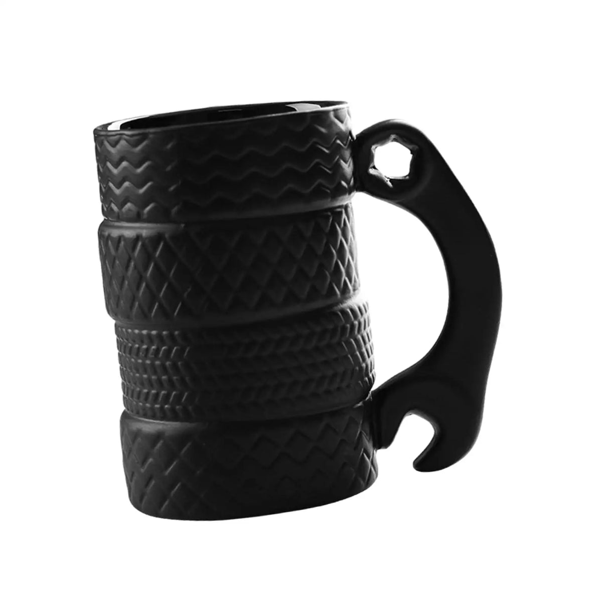 GearMug Radreifen-Kaffeetasse | Kreatives Trinkgeschirr | Frühstückstasse für Autoliebhaber | Einzigartiges Geschenk