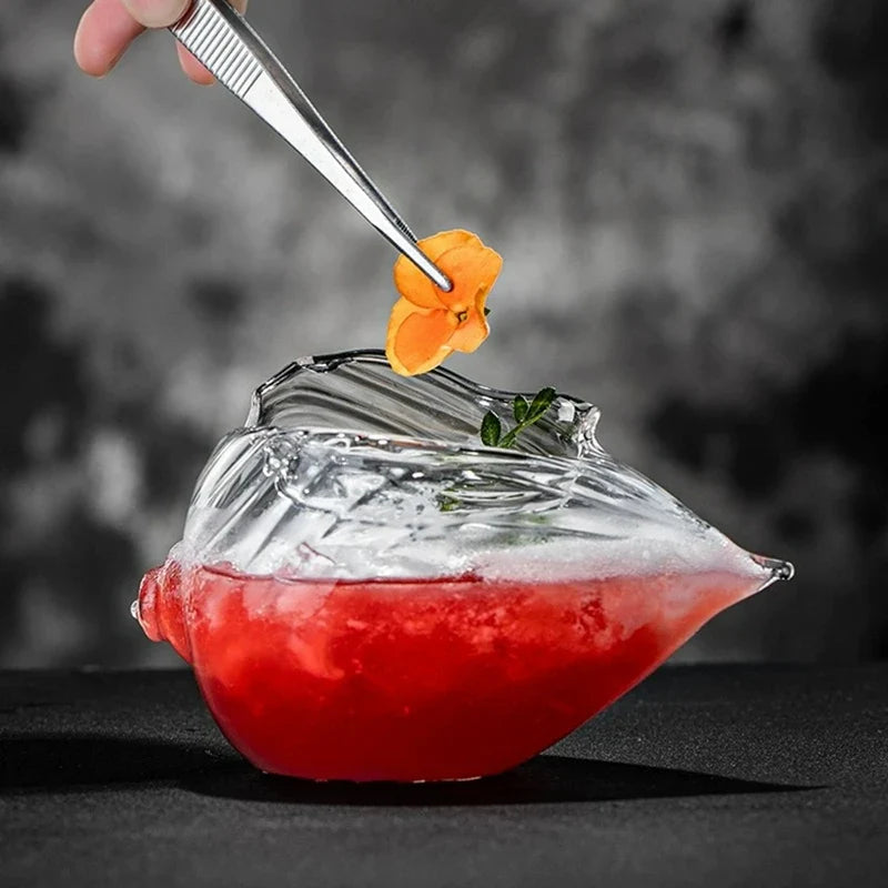 ShellGlow Conch-Gläser 2er-Set | Elegantes Muschelglas-Design | Premium Trinkgläser | Tischdeko