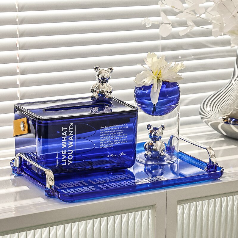 CosmoBear Glasvase | Galaktisches Design | Dekorative Vase | Bärförmige Glasvase für Blumen und Dekoration