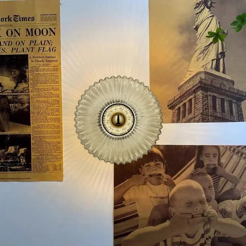 GlassArt Elegante Wandleuchte aus Glas | Edles Design | Warmes & Kaltes Licht