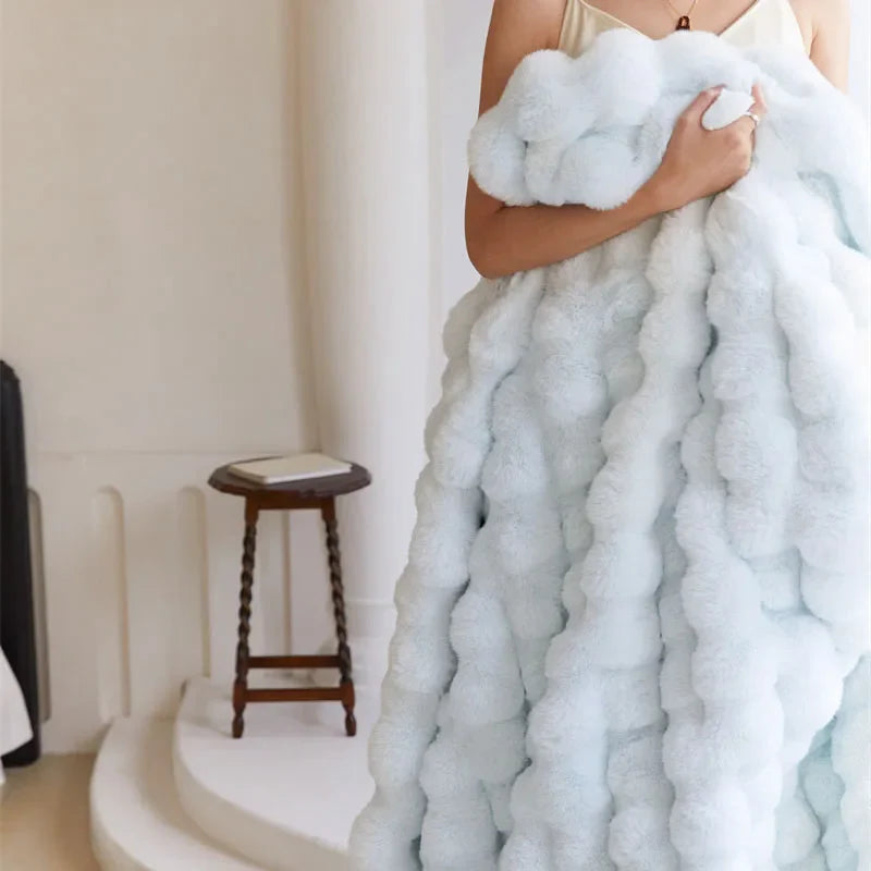 ChicWarmth Premium Kuscheldecke | Hochwertiger Plaid | Luxuriös & Warm für Zuhause