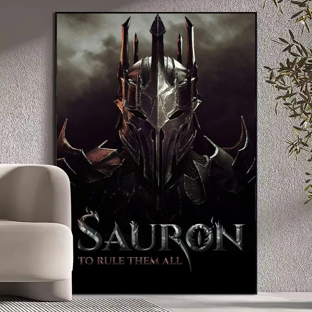 RingLord Film Poster Set | Wandbilder im epischen Stil | Kunst-Drucke für Wohnzimmer & Heimdekoration