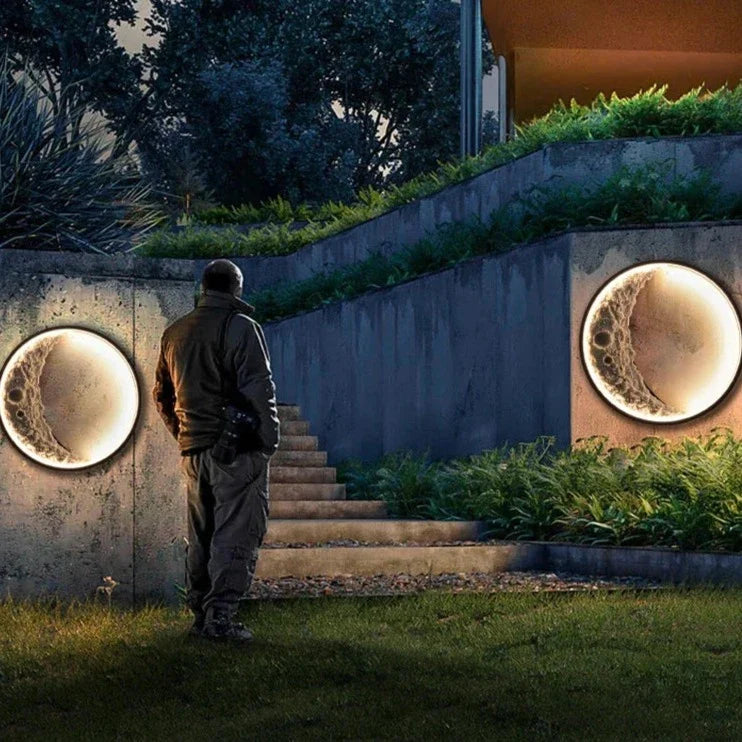 LunaArc Halbmond-Wandleuchte | LED Stimmungslicht | Dekorative Beleuchtung für Zuhause