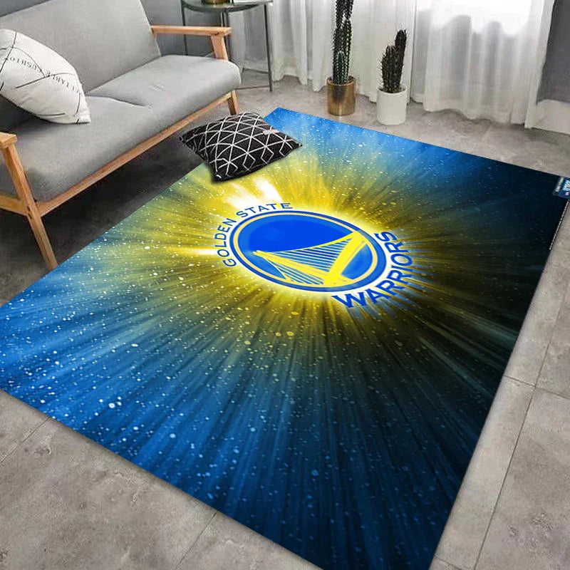 CourtComfort Rutschfester Küchenläufer | Waschbare Basketball-NBA Fußmatte | Teppich für Bad, Wohnzimmer & Flur