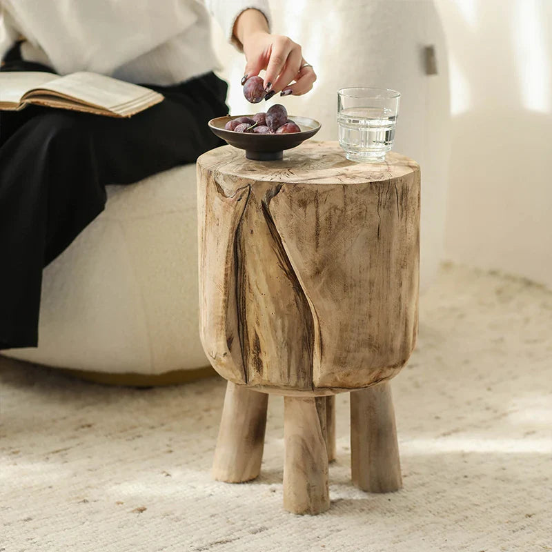 VintageWood Ständer | Rustikaler Holzständer für Dekoration | Vielseitiger Organizer | Elegante Raumgestaltung