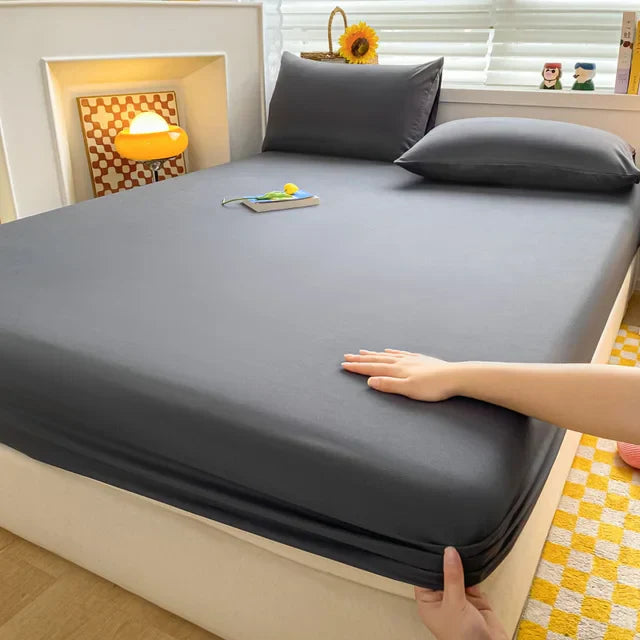 SoftHaven Baumwolle Matratzenschoner | Gummiband-Spannbettlaken | Waschbar | King & Queen Größen | 1 Stück