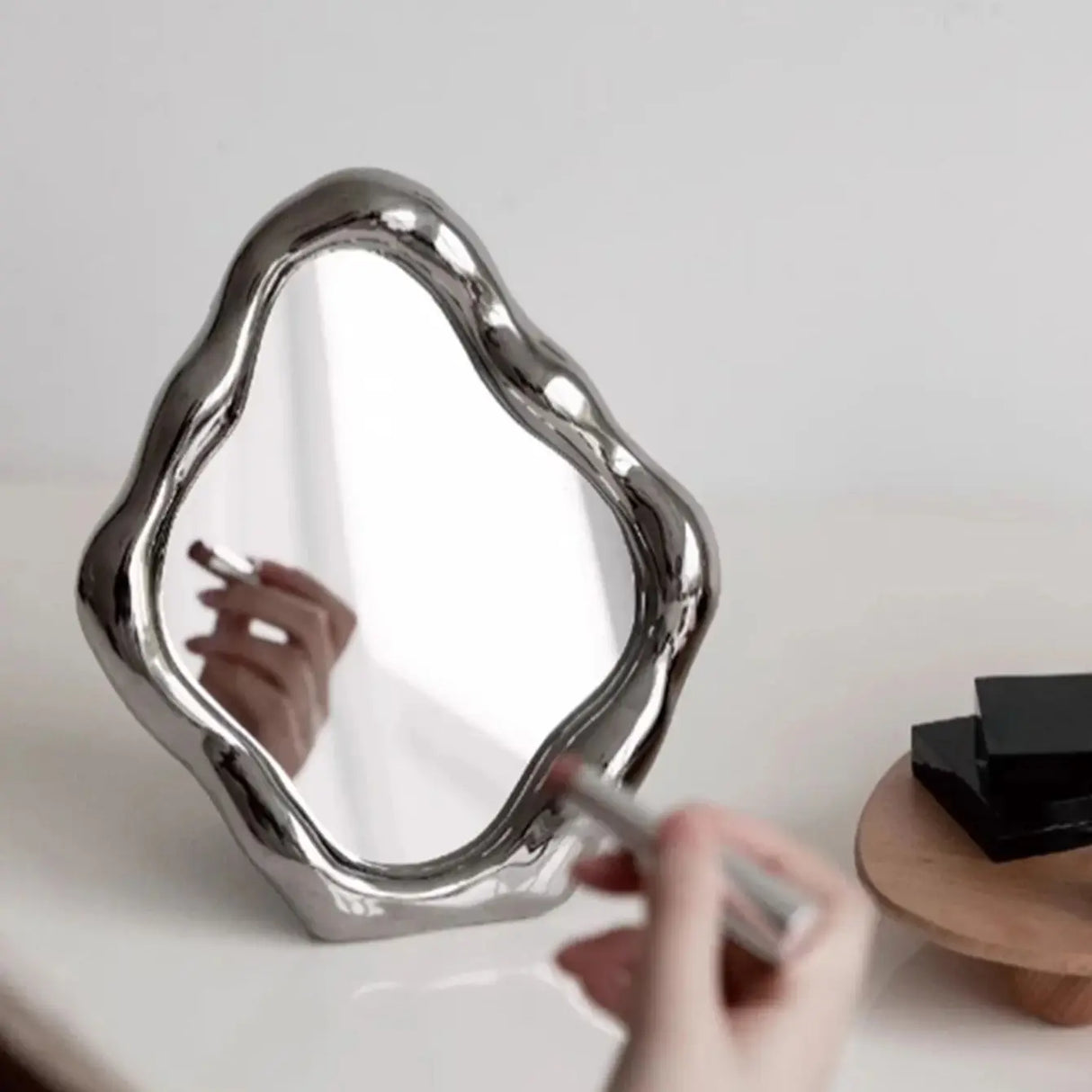 ZenForm Wabi-Sabi Wandspiegel | Minimalistisches Design | Dekor für Wohnzimmer und Schlafzimmer