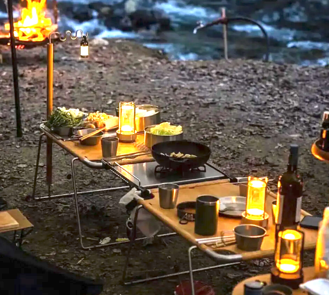 NovaLum Tragbare LED-Laterne | Kabellose Lampe mit Ladestation | Modernes Design | Stimmungslicht für Innen & Außen