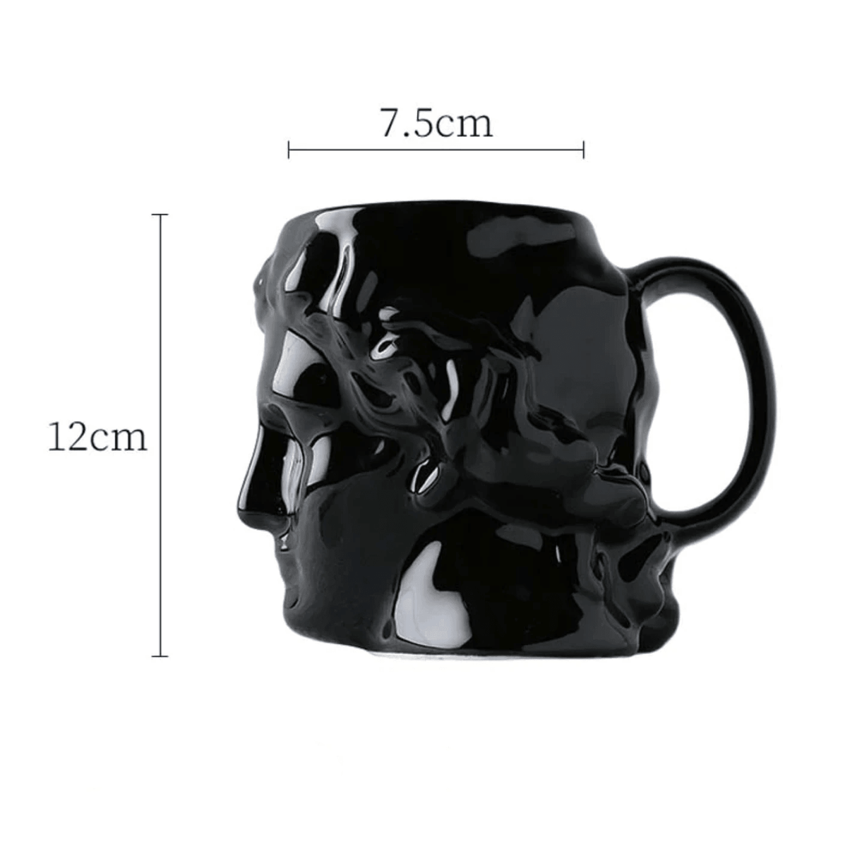 ArtMug David’s Skull Keramiktasse | Einzigartiges Design | Porzellan & Keramik | Dekoration und Funktion