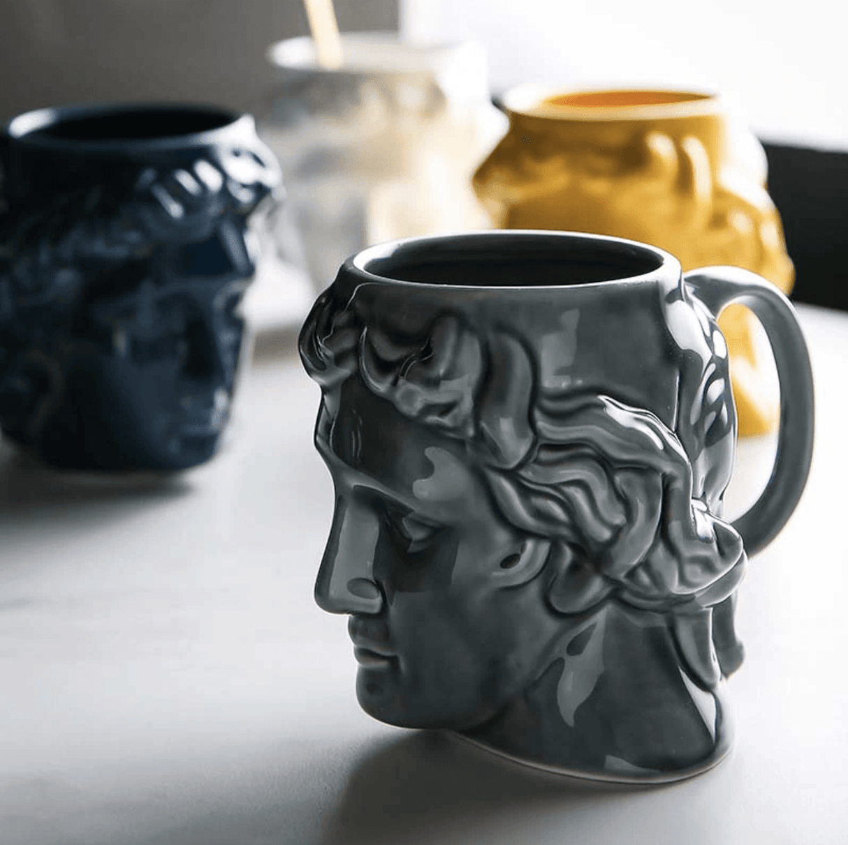 ArtMug David’s Skull Keramiktasse | Einzigartiges Design | Porzellan & Keramik | Dekoration und Funktion