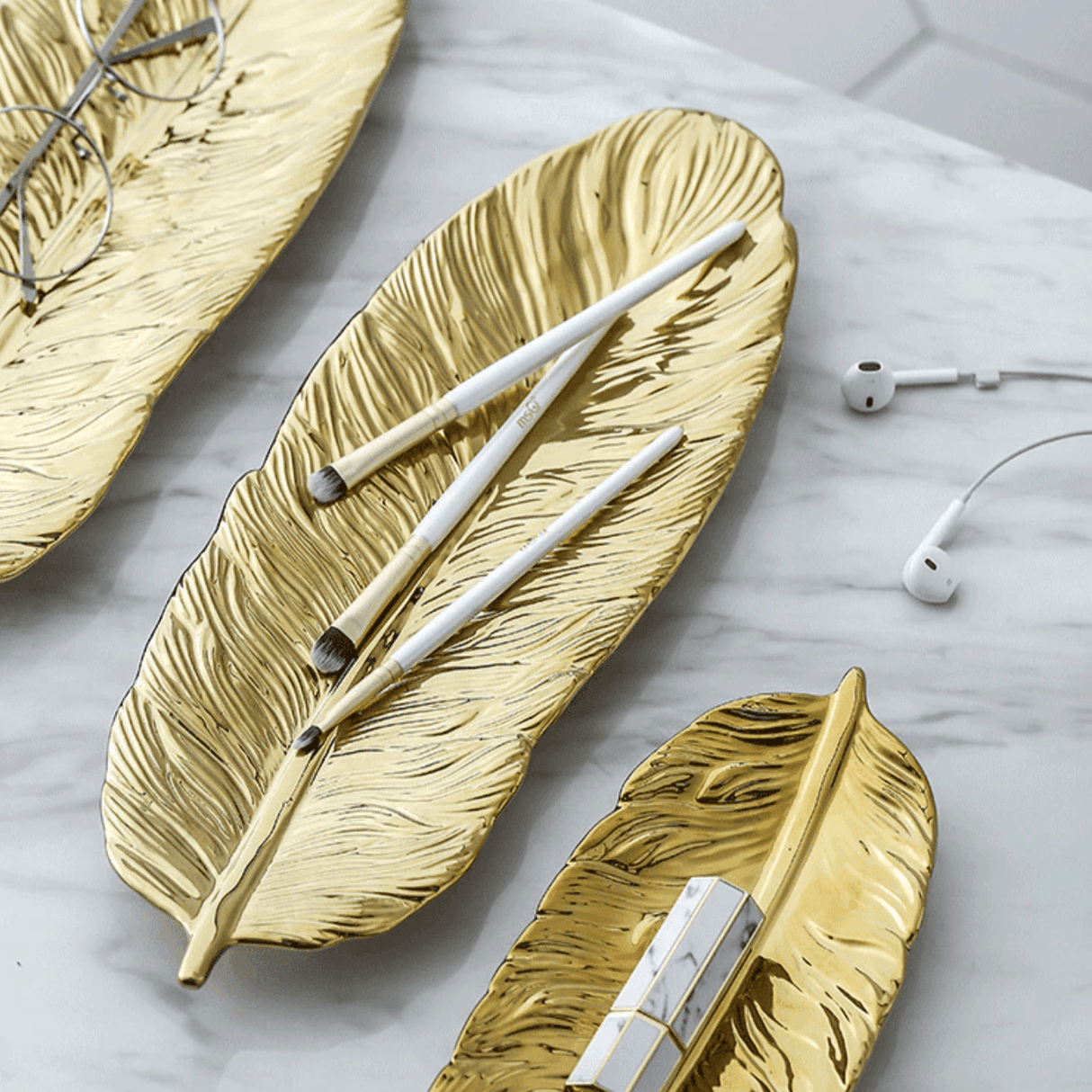 BananaPlatt Keramik-Bananenblatt-Platten | Dekorativ | Serviergeschirr