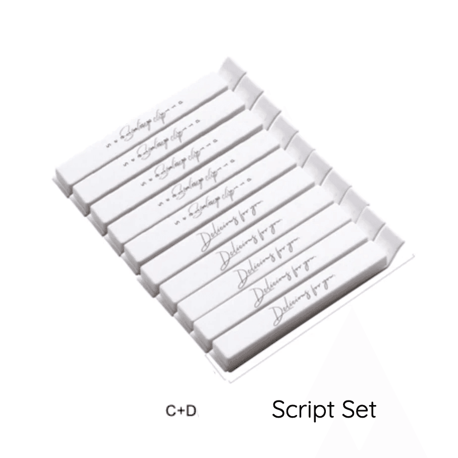 ClippyCharm Dekorative Tütenclips | 10-teiliges Set | Praktische Aufbewahrung & stilvolle Küchenorganisation