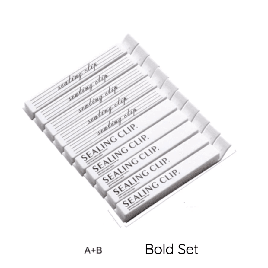 ClippyCharm Dekorative Tütenclips | 10-teiliges Set | Praktische Aufbewahrung & stilvolle Küchenorganisation