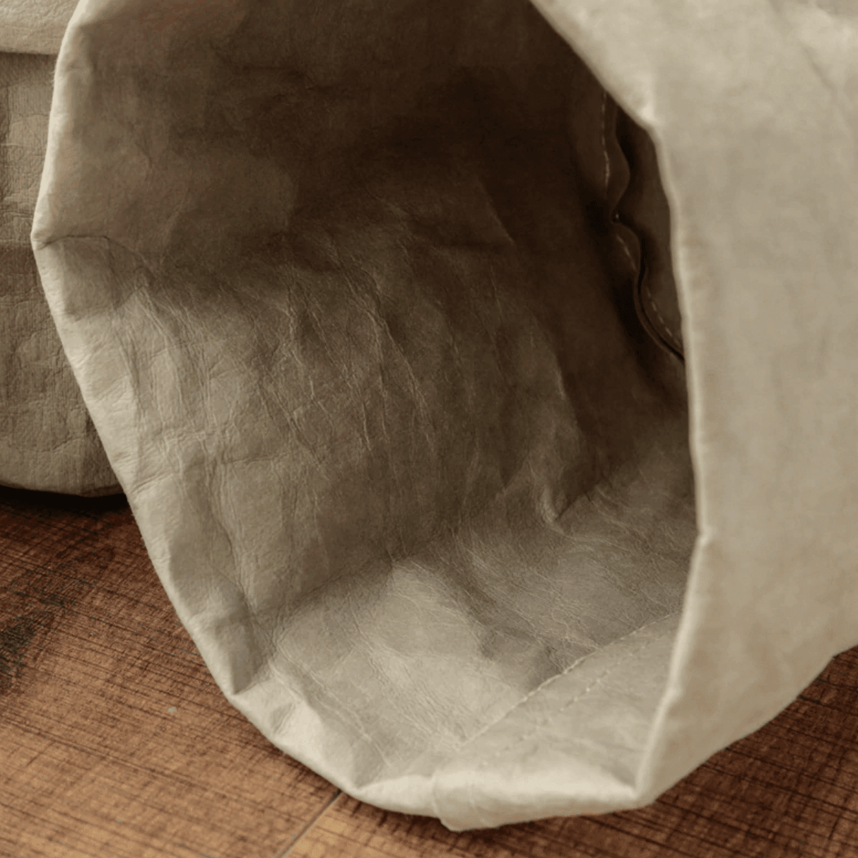 Plantero Vintage Stoff-Pflanzkorb | Rustikales Design | Stilvolle Pflanzenaufbewahrung