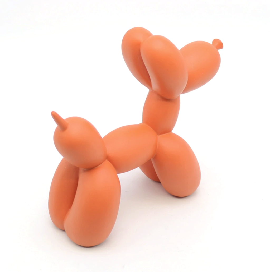 BalloonDog Lebendige Hundeskulptur | Pop-Art Dekoration | Moderne Wohnkultur | Handgefertigte Statue