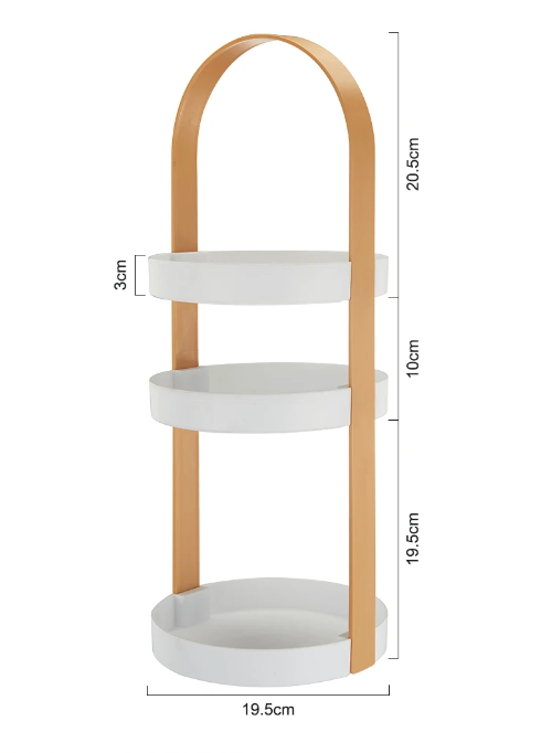 GlamSort Kosmetik-Organizer | Elegante Aufbewahrung | Multifunktionale Make-up Box | Platzsparend | Deko für Zuhause