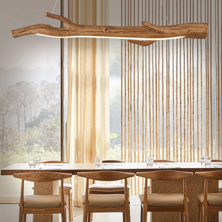 BranchLuxe Designer Kronleuchter | Moderne Baumästchen-Leuchte | Skulpturales Beleuchtungsdesign für Wohnräume