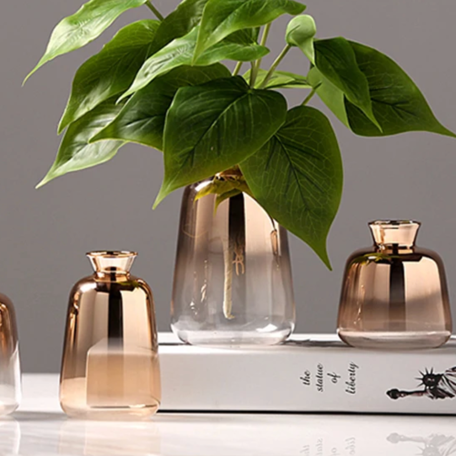 AuraTone Gradient Vase | Exquisite Farbverläufe | Elegante Dekoration für Zuhause