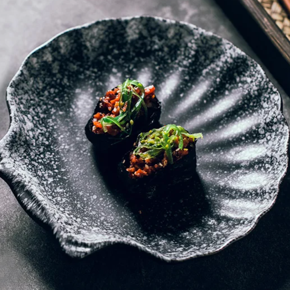 SeaShell Elegance Teller-Set | Dekorative Muschelteller | Hochwertiges Geschirr | Tischdeko