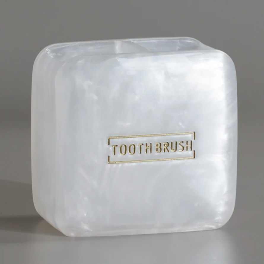 LustraPearl Badezimmer-Set 3-teilig | Elegantes Perlmutt-Design | Luxuriöse Badaccessoires