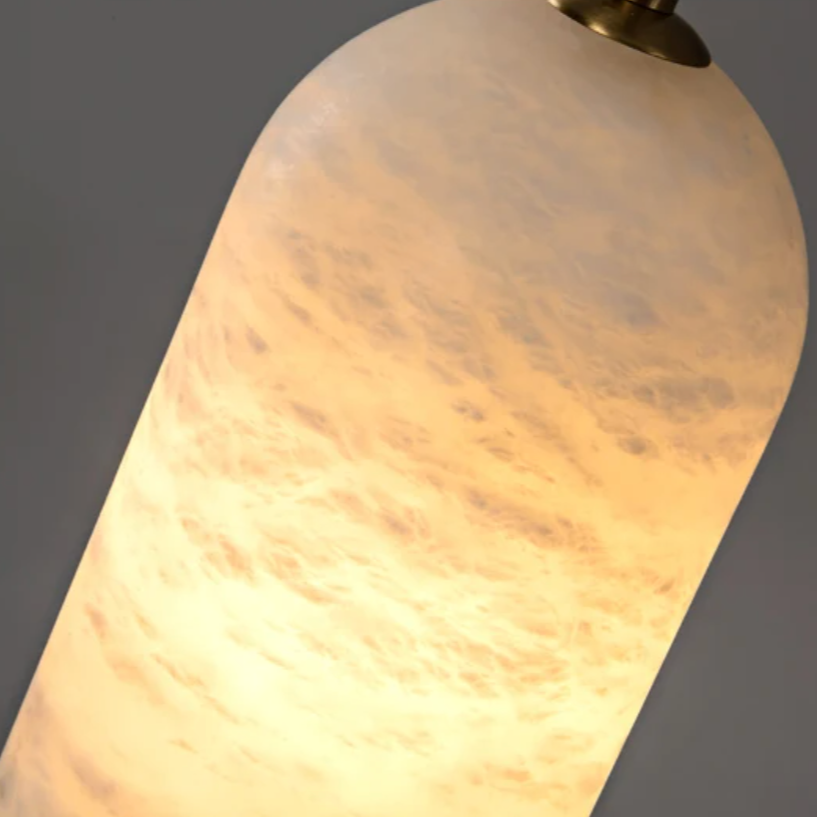 LustreStone Marmor-Pendelleuchte | Minimalistisches Design | Luxuriöse Hängelampe | Elegante Beleuchtung