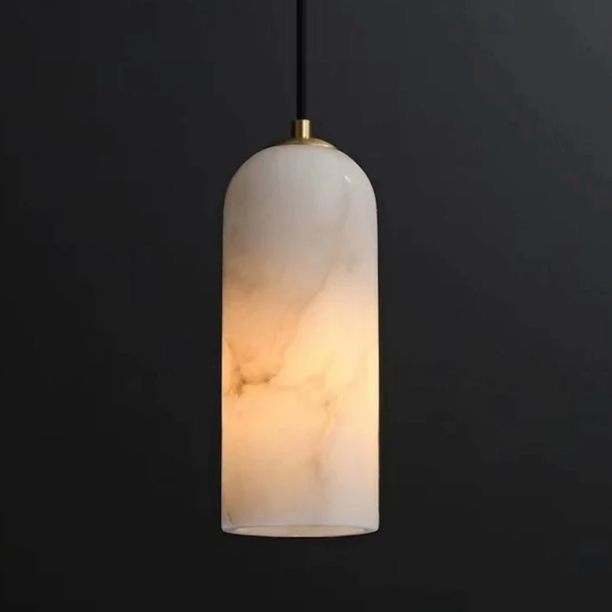 LustreStone Marmor-Pendelleuchte | Minimalistisches Design | Luxuriöse Hängelampe | Elegante Beleuchtung
