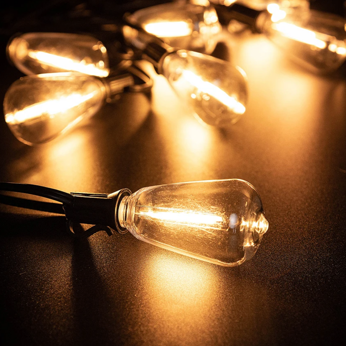 GlowTough Outdoor Lichterkette | Bruchsichere LED Lichter | Wasserdicht | Dekor für Garten & Terrasse