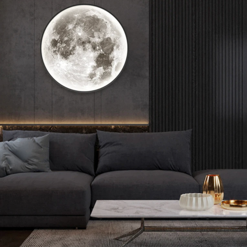 MoonGlow Erntemond-Wandleuchte | LED Stimmungslicht | Mondlicht für Zuhause | Dekorative Beleuchtung