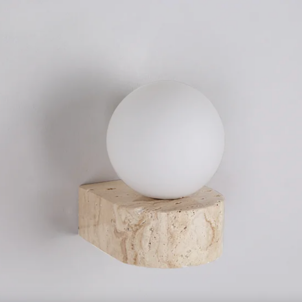 Luxivora LED-Wandleuchte | Moderne Travertin-Optik | Elegante Beleuchtung für Innenräume