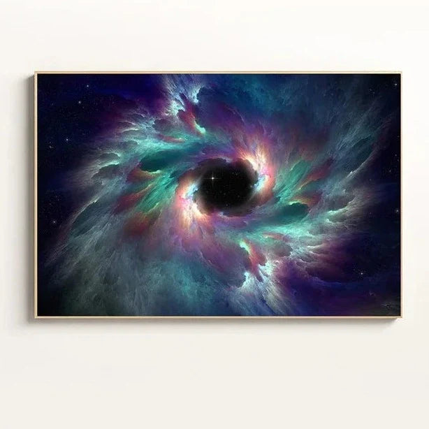 StarNova Nebula Leinwand | Moderne Wandkunst | Hochwertige Galaxie-Drucke | Dekoration für Zuhause