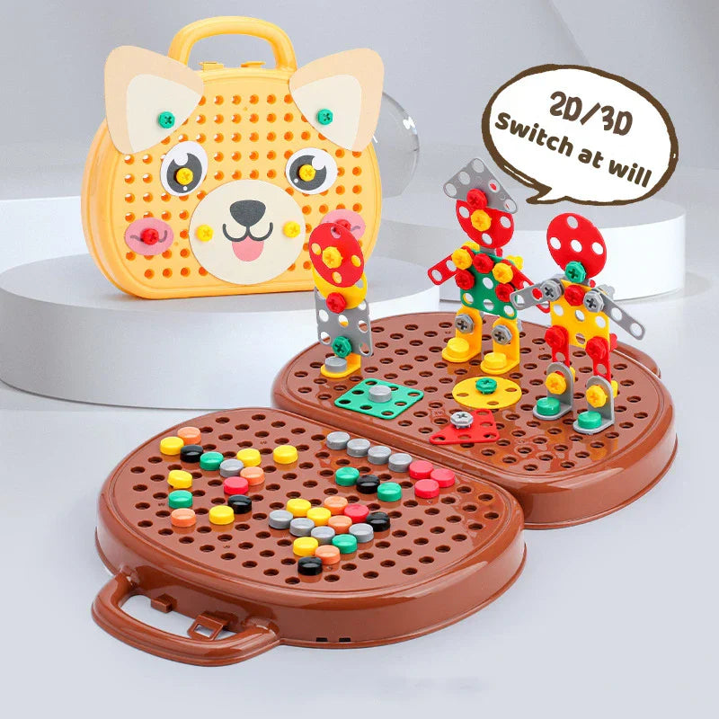 EduPlay Montessori Werkzeugsatz | Magische Montessori-Spielbox | Lernspielzeug für Kinder | Kreativität & Motorik