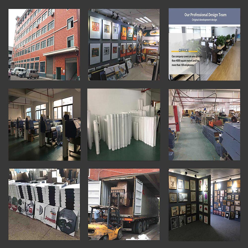 ArtSavanna Giraffen Leinwanddruck | Farbige Wandkunst ohne Rahmen | Tiergemälde für Wohnzimmer & Heimdekoration