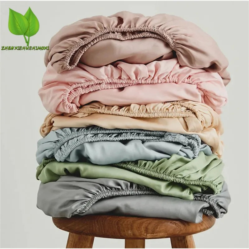 SoftHaven Baumwolle Matratzenschoner | Gummiband-Spannbettlaken | Waschbar | King & Queen Größen | 1 Stück