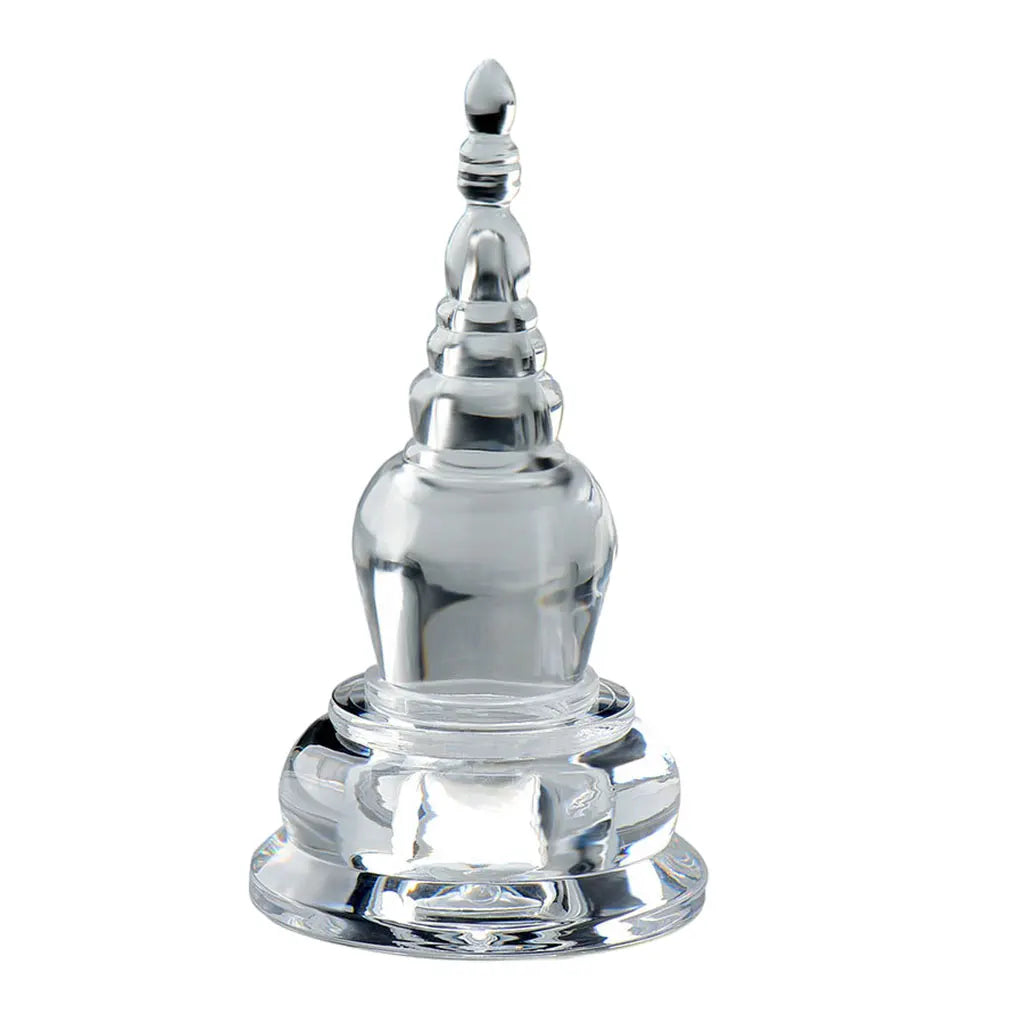 PagodaForm Messing Stupa Turm | Buddhistische Dekoration | Feng Shui Figur | Modell für Zuhause & Meditation