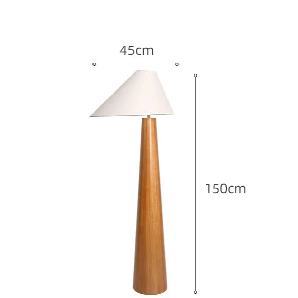 TriadGlow Holz Tischlampe | Skandinavisches Design | Dimmbar | Dekor für Zuhause und Büro