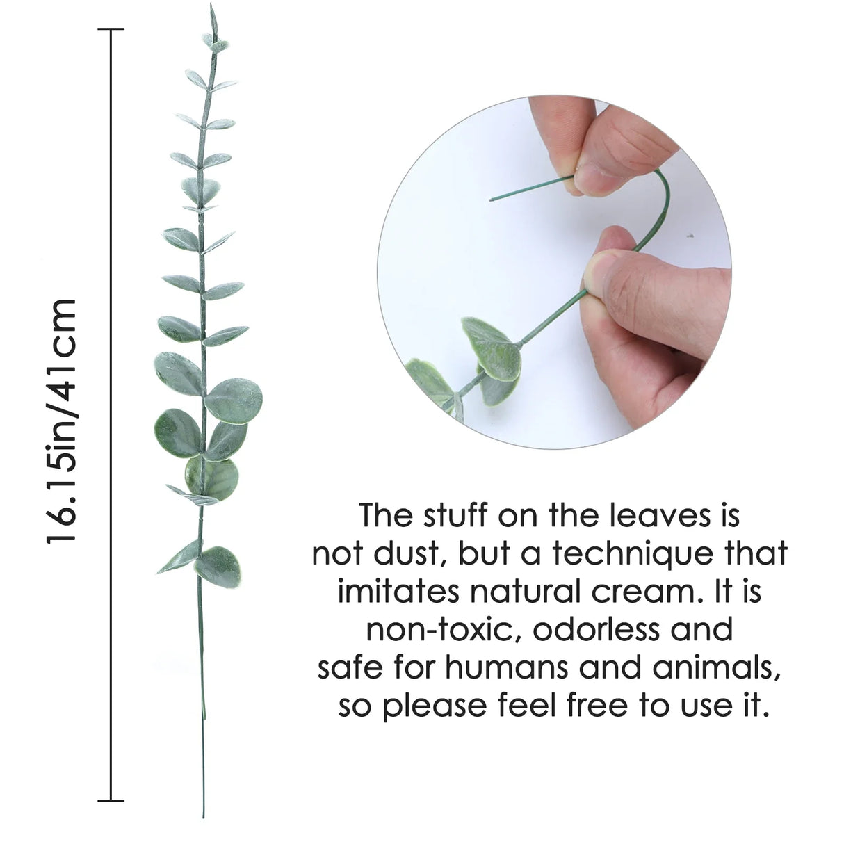 EverLeaf Künstliche Eukalyptus-Zweige | Realistische Deko-Zweige | Langlebige Pflanzen-Optik | Perfekt für Zuhause & Events