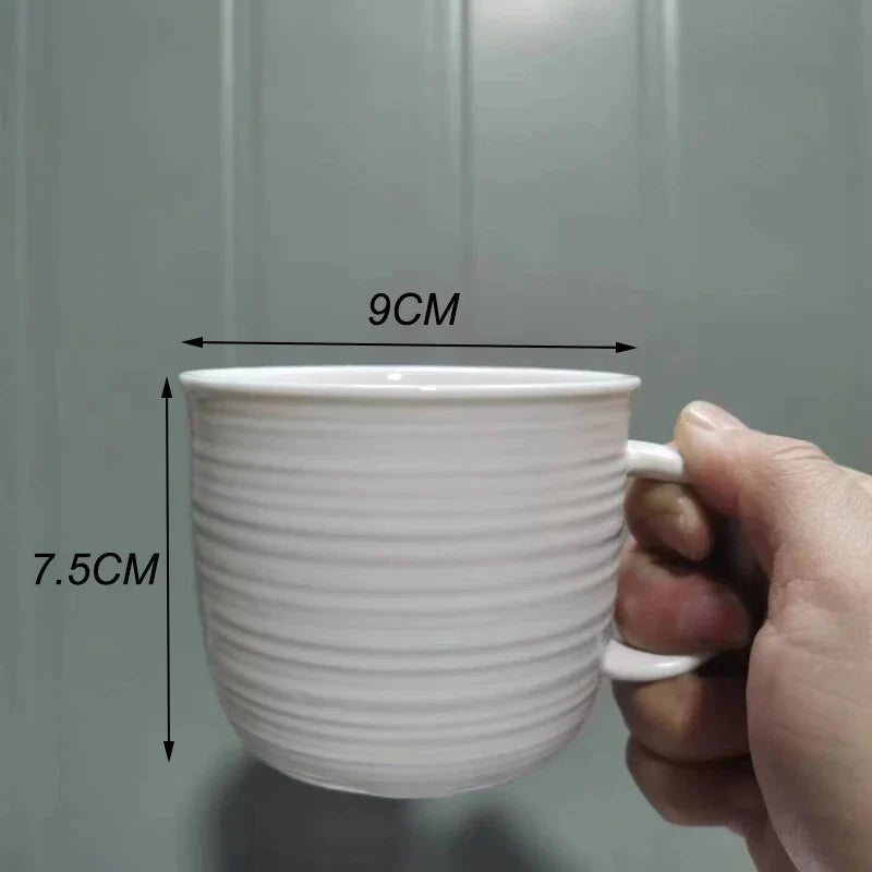 CupBuddy Niedliche Cartoon-Keramiktasse | Kaffeetasse & Milchteebecher | Frühstückstasse als Geschenkidee & Trinkgeschirr