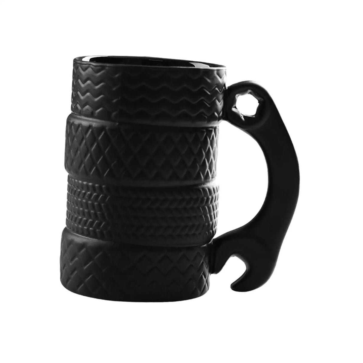 GearMug Radreifen-Kaffeetasse | Kreatives Trinkgeschirr | Frühstückstasse für Autoliebhaber | Einzigartiges Geschenk